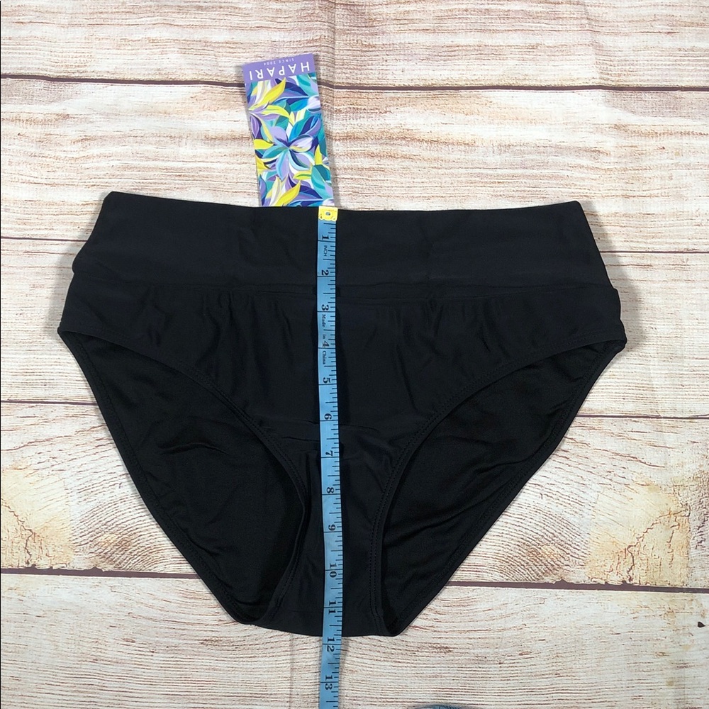 NWT Hapari Tummy Tuk Black High-Waist Bikini Bottom - Picture 3 of 8
